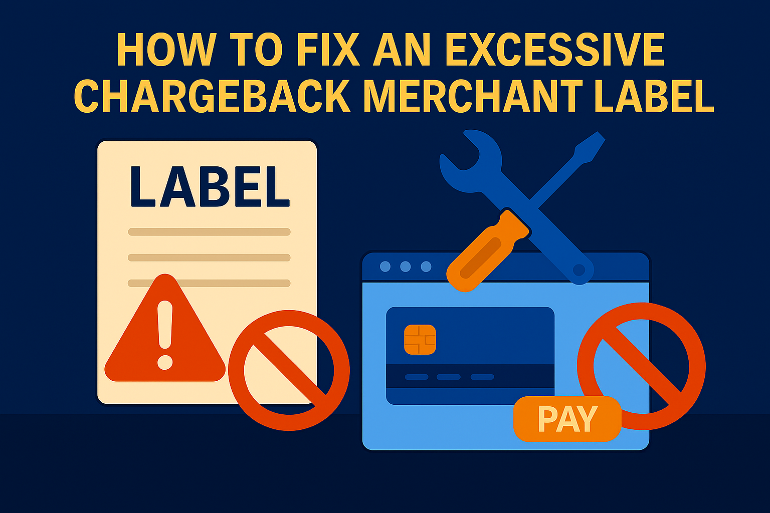 How to Fix an Excessive Chargeback Merchant Label