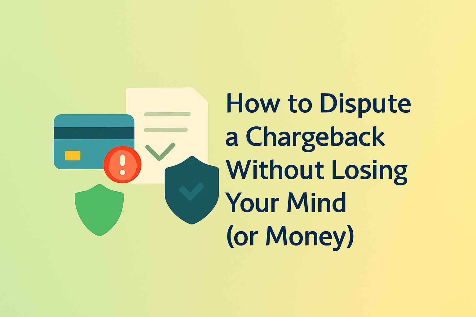 How to Dispute a Chargeback Without Losing Your Mind (or Money)