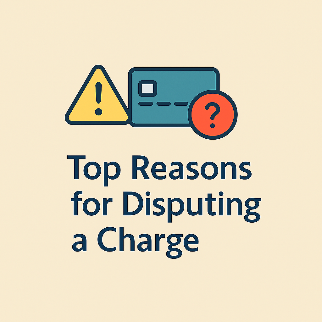 Disputing Files Understanding the Reasons for Disputing a Charge