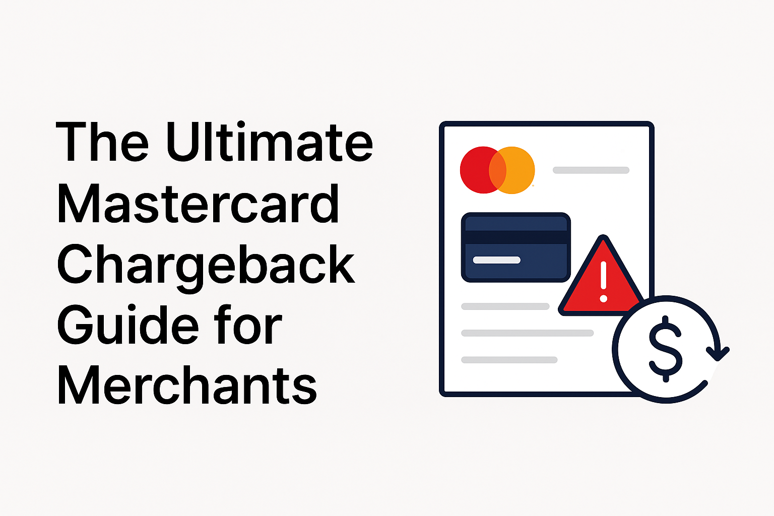Used Mastercard Back The Ultimate Mastercard Chargeback Guide for Merchants