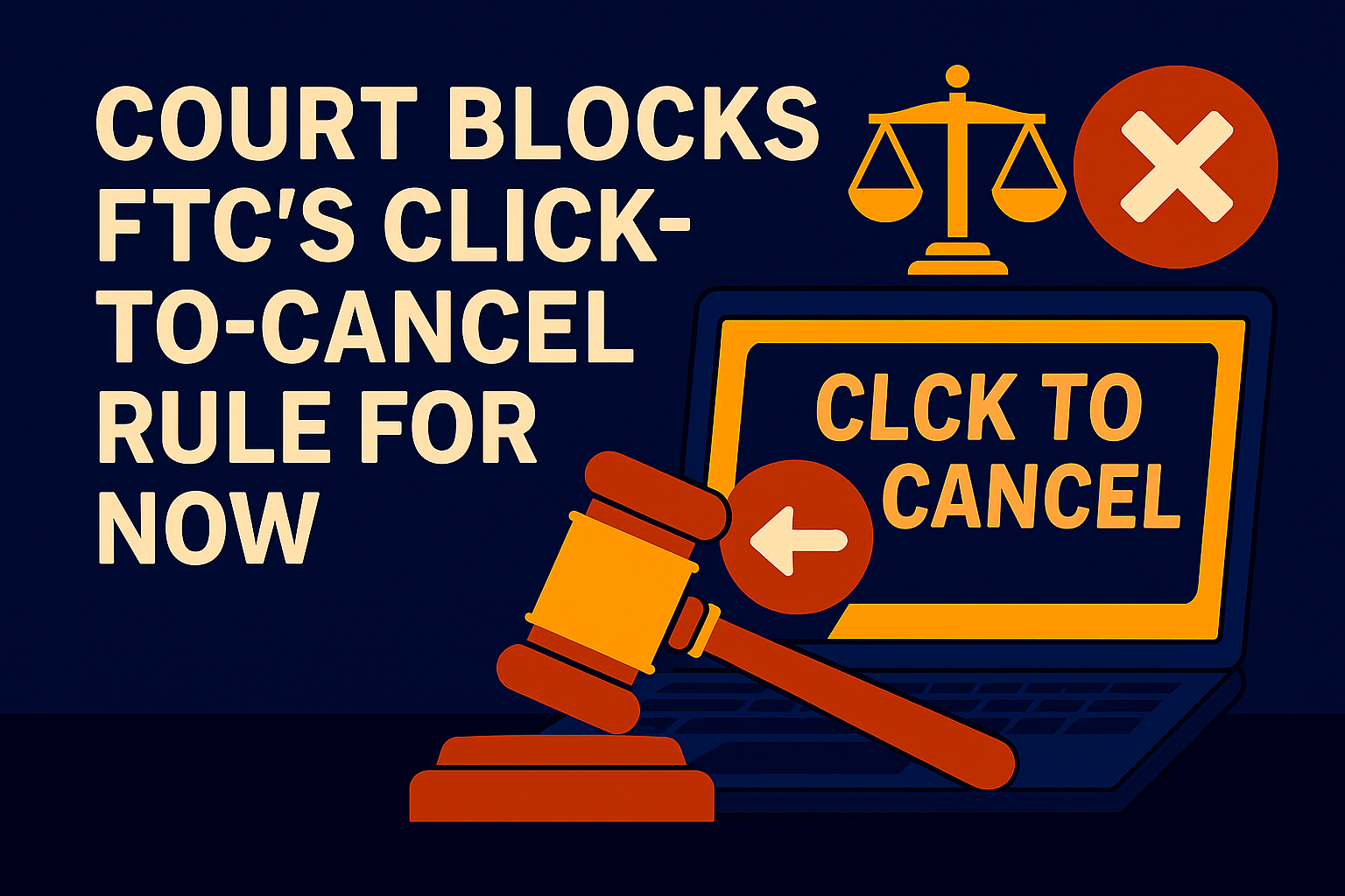 Click Rule Court Hits Pause on FTC’s Click-to-Cancel Rule