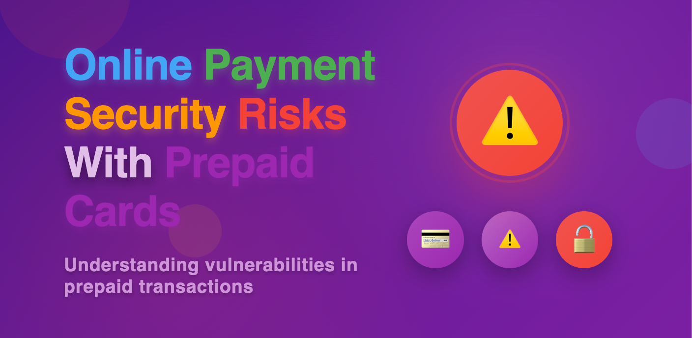 Security Risk Disclosure Card Online Payment Security Risks With Prepaid Cards