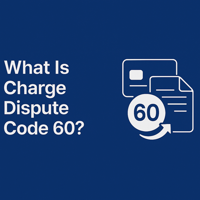 Need Charge Code Charge Dispute Code 60: What It Means and What You Can Do